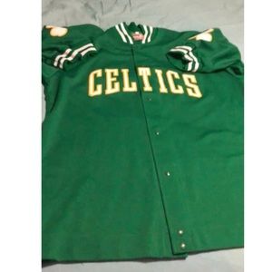 Mitchell and Ness Larry Bird warm-up Jersey